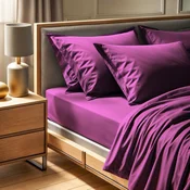 Tonne Viole - 42 Ljubicasta Ranforce Super King Fitted Plahta
