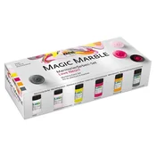 Set barv za marmorni učinek Kreul Magic Marble Love Neon 6x20 ml ()