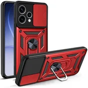 GS Oklepni ovitek za Oppo Reno 15, CamShield Slide, rdeč