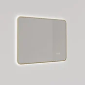 Ceramica Lux Ogledalo alu-ram 70x90, Touch-dimer pozadinski CL44, Zlatna boja