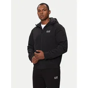 Emporio Armani EA7 TRAIN CORE ID M HOODED PA - TRAIN CORE ID M HOODED PA Črna