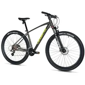 Leader Fox EVOLUCIJA GORSKO KOLO 29, 16, SIVO MAT - RUMEN LOGO, SHIMANO KOMPONENTE