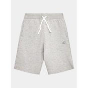 Champion Športne kratke hlače Embroidered 306348 Siva Regular Fit