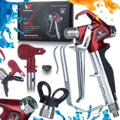 Rosfix ROSFIX SET BRIZGALNA PIŠTOLA RX-PRO – ŠOBA 517, TLAK 248 BAR, 1/4 PRIKLJUČEK, FILTER, 660 G | ZA AGREGATE, (5000073732)