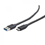 slomart USB Type-C kabel AM 3.0 1m, črn