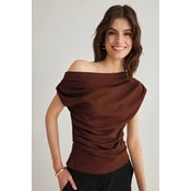 Trendyol Milla Ženska bluza, Braon