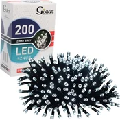 shumee Lučke za božično drevo 200 LED hladno bele, napajane iz omrežja, za zunanjo in notranjo uporabo, dolžina 10 m, IP44
