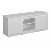KONDELA TV stojalo Erodin 2D/125 - belo