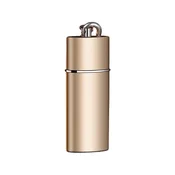 INF Kreativen pepelnik z izvlečnim predalom, prenosni mini kovinski pepelnik Gold, (5000241871)