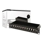 Digitus 250mm panel 12-port CAT.6 1U FTP DN-91612S
