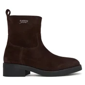 Škornji Tommy Jeans Chelsea Boots EN0EN03078 Temno rjava