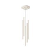 Sollux SL.1516 - Luster na sajli PASTELO 5xG9/8W/230V, krem boje