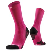 X-BIONIC Run Perform Crew nogavice, power purple (EU 35-38)