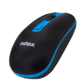 Nilox Raton Nilox NXMOWI2003 Wireless 1000 DPI Negro/Azul, (20833422)