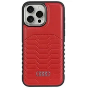 Audi Etui Audi iz sintetičnega usnja z MagSafe za iPhone 15 Pro - rdeče