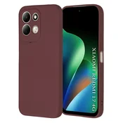 Silikonski ovitek Techsuit SoftFlex za Xiaomi Redmi 17 4G/5G - plum red