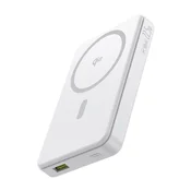 BASEUS Prijenosna baterija 10.000 mAh 22,5 W PowerBank magsafe bijela Airpow2 Qi2