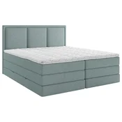 MID.YOU POSTELJA BOXSPRING 160 cm  x 200 cm , tekstil barve petroleja