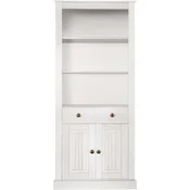Bel regal iz masivnega bora 181x31 cm Mille – Storaa