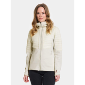 Didriksons ANNEMA WNS FULL ZIP 6, ženska pohodna jakna, bela 503991