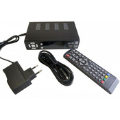 GEMBIRD Digitalni risiver GMB-T2-404, DVB-1 / T2, Full HD, USB, RF, crni