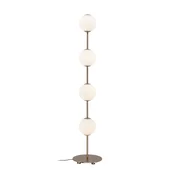 Medeninasta LED zatemnitvena stoječa svetilka s steklenim senčilom (višina 128 cm) Audrey Floor – UMAGE