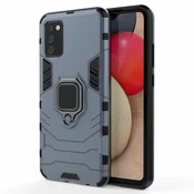 Overboard Ovitek za Samsung Galaxy A02S, obroč s stojalo, moder