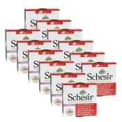 Schesir macka tuna i govedina s rižom u juhi 12 x 85 g