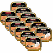 Animonda Vom Feinsten Adult Cat kura, losos + špenát 12x100 g