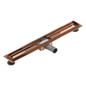 Mexen Flat korpus za linijski odtok 80 cm, rožnato zlato - 1615080