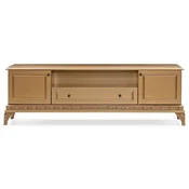 Casa Padrino luxury baroque TV cabinet gold - Magnificent solid wood sideboard with 2 doors and drawer - Living room furniture in baroque style - Baroque furniture - Noble & Magnificent