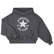 CONVERSE Sweater majica CHUCK PATCH  antracit siva / bijela