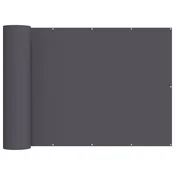 vidaXL Zaslon za zasebnost na balkonu 180 x 800 cm Blago s PU prevleko
