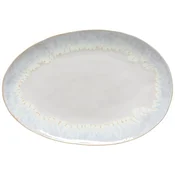 Ovalni servirni krožnik Costa Nova Brisa 41 cm, solno bela