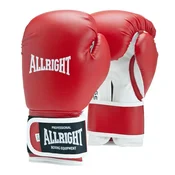 shumee Boksarske rokavice Power GEL 10oz allright 1012 PU rdeče-bele