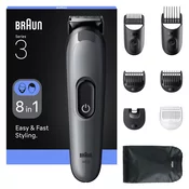 BRAUN šišač za kosu i bradu Series 3 3540 All-In-One, 8u1