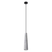 SOLLUX lighting Industrijska siva viseča svetilka s črnimi elementi ELECTRA 1xGU10 10W SL.1347 Sollux Lighting