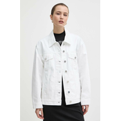 Jeans jakna Miss Sixty x Keith Haring ženska, bela barva, 6L1WJ2450000