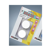 Magneti Dahle ? 38 mm, 2/1, Bijela