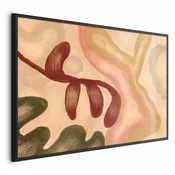 shumee Plakat - Barvite oblike - obrabljene figure, obarvane z apnom