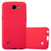 Cadorabo Cadorabo Case, združljiv z LG -om v Frosty Red - Hard Case zaščitni pokrov v zmrznjenem videzu proti praskam in udarcem, (20564908)