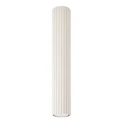 SOLLUX lighting Moderna bež okrogla valovita stropna svetilka, 40 cm cev, za kuhinjo, predsobo, 1xGU10 10W KARBON Sollux Lighting