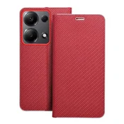 LUNA Book Carbon futrola za XIAOMI Redmi Note 13 Pro 4G crvena