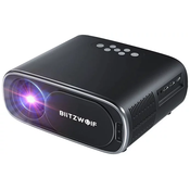 BlitzWolf BW-V4 1080p LED beamer / projector, Wi-Fi + Bluetooth, black (5905316147027)