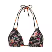 BUFFALO Bikini gornji dio boja pijeska / zelena / narancasta / crna
