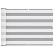 Vidaxl Balconska mreža Svetlo siva in bela. 75 x 800 cm