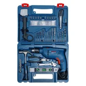 Bosch Vibraciona bušilica GSB 600 sa setom pribora i rucnim alatom u koferu