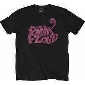 Pink Floyd Majica Swirl Logo Unisex Black 2XL