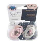 CANPOL BABIES Silikonska varalica za bebe Bonjour Paris 6-18M 2/1 roze