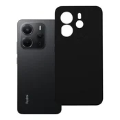 OEM Ovitek za Xiaomi Redmi NOTE 14 4G (GLOBAL – 164,84 mm x 78,15 mm x 8,16 mm) iz 2 mm debelega silikona, črn